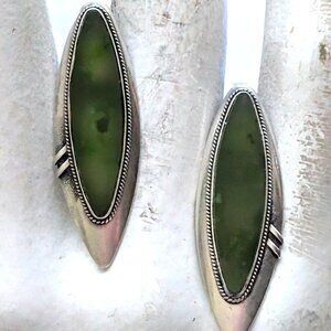 Gorgeous Antique Vintage LARGE Russian Russia Soviet USSR solid Silver 875 bezel